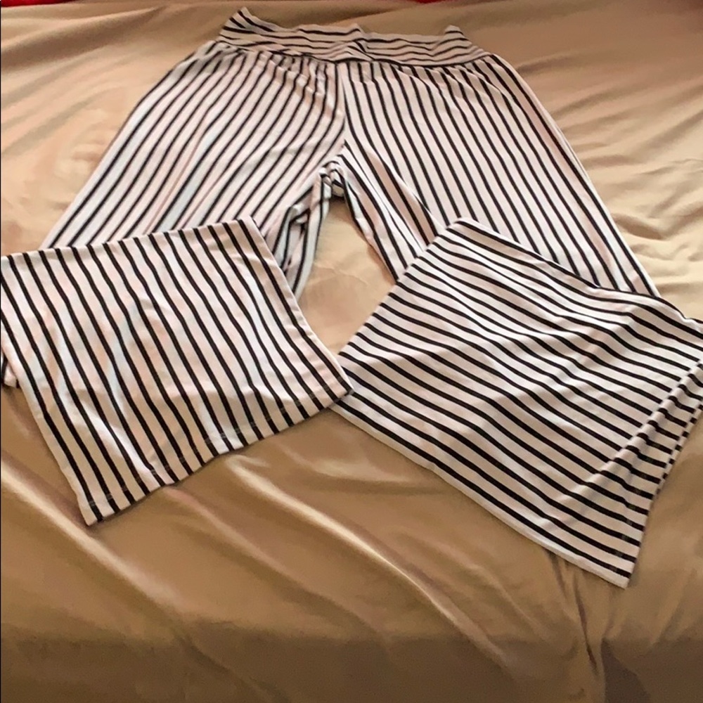 Casual dress wide bottom pants